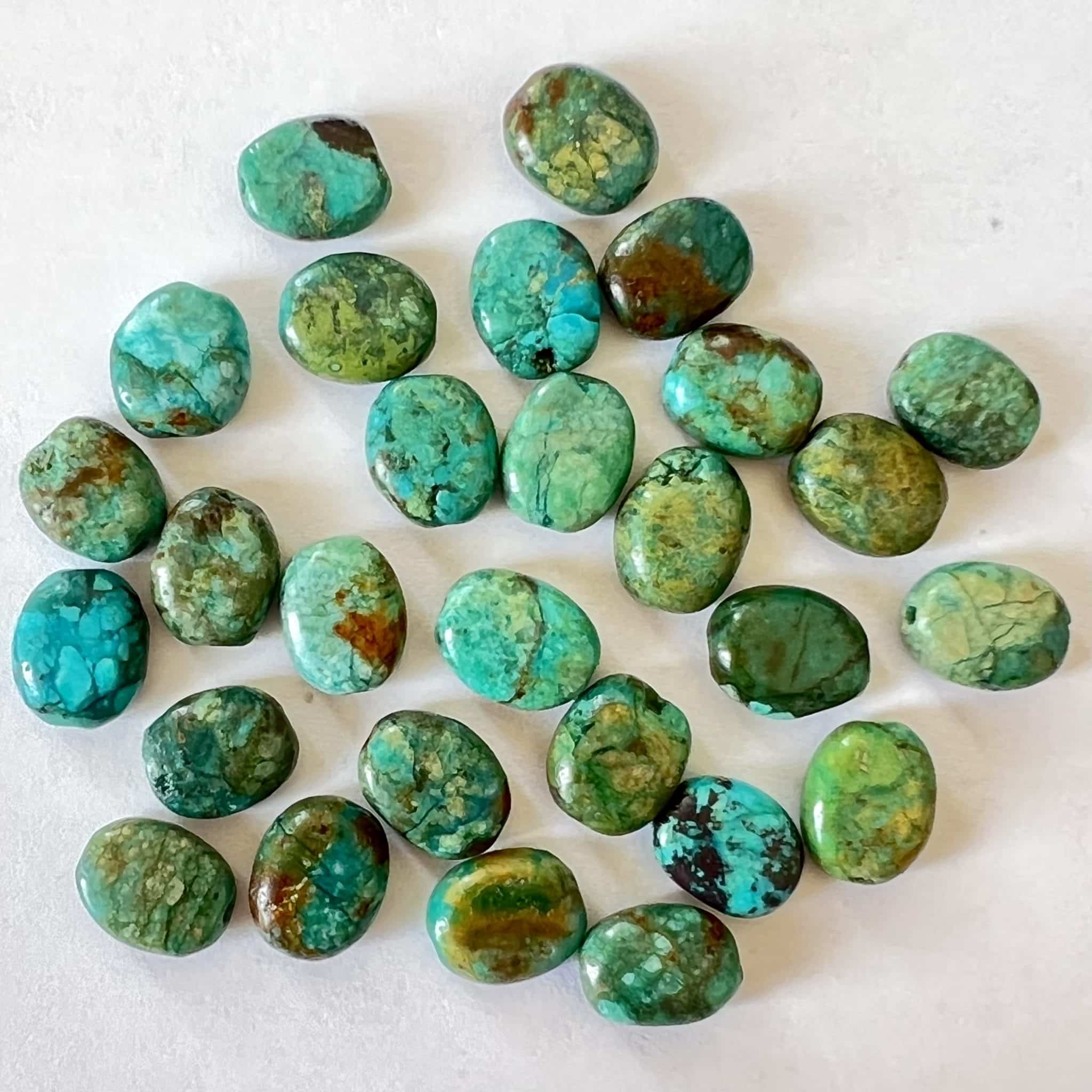 Turquoise Ovale USA