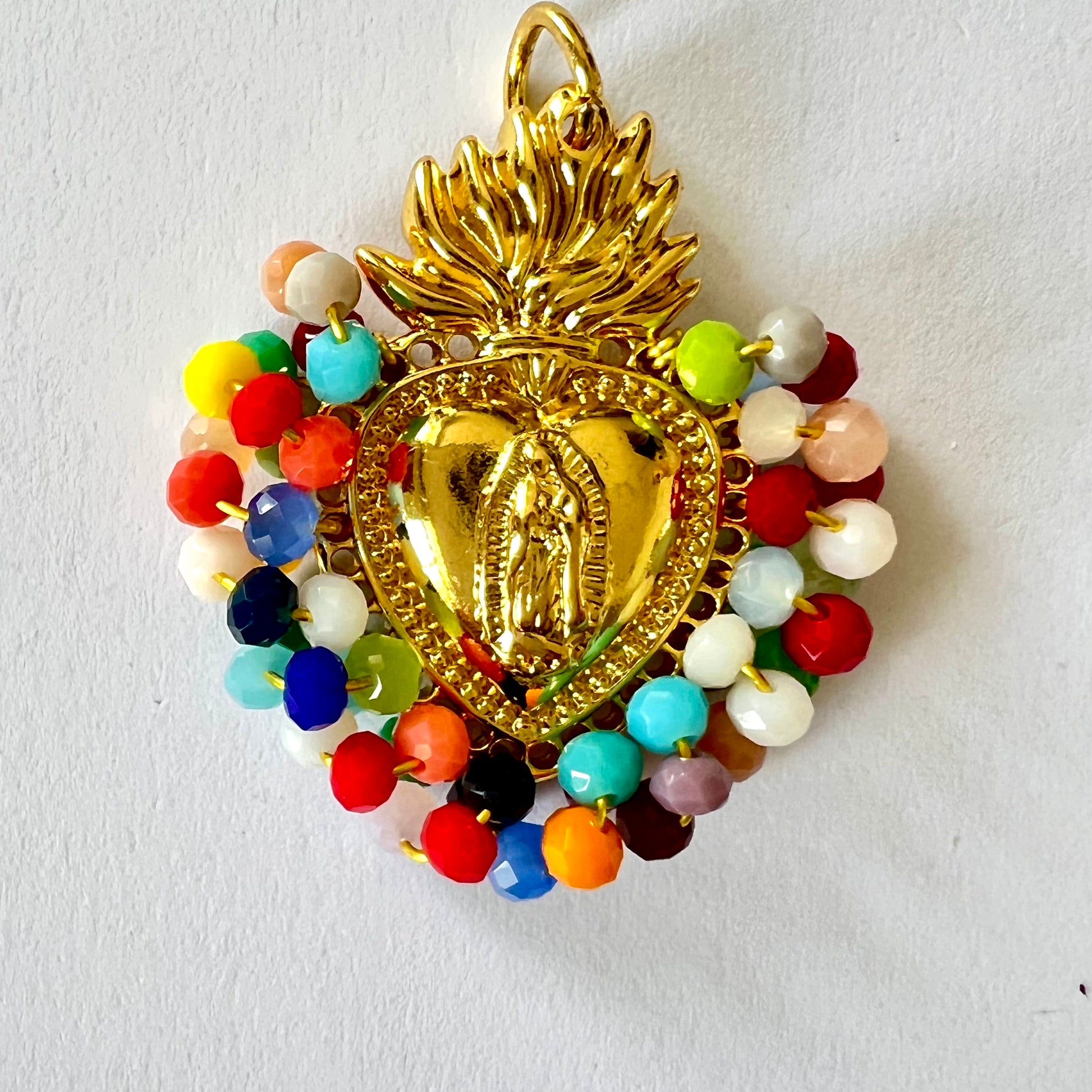 pendentif x voto avec Marie
